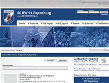 Tablet Screenshot of bw-papenburg.de